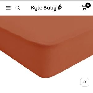 NWT kyte baby crib sheet